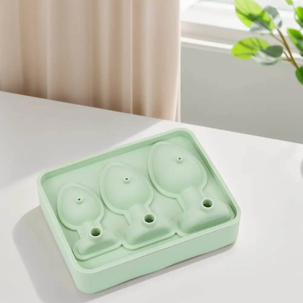 Silicone Prank Butt Plug Shaped Mold Prank Ice Cube Mold Tray Fun Shape Ice Cube Molds for Ice Chilling Whiskey Cocktails