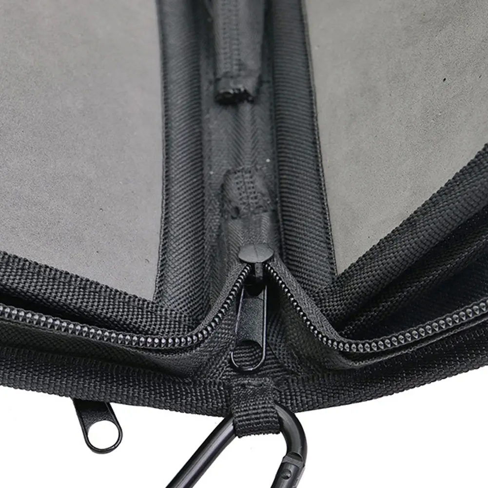 Fly Fishing Lure Spinner Spoon Bait Storage Bag Portable Squid Jig Bag Fishing Lure Storage Case for Wire Gear Storage Hair Rigs