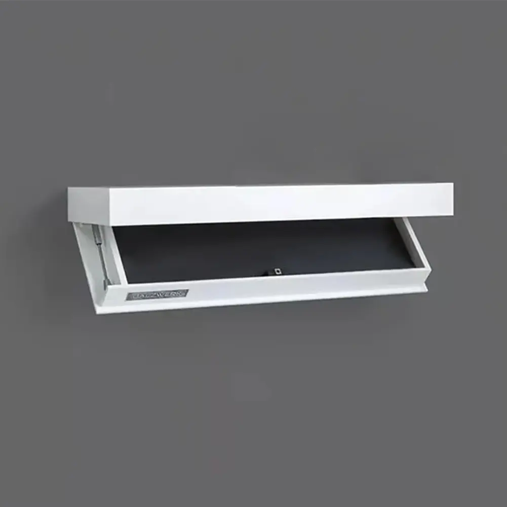 Wooden Magic Flap Shelf with Secret Compartment Concealed Floating Shelf Hidden Shelves for Book Wine Plants Disc
