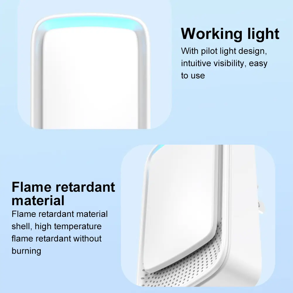 Negative Ion Air Purifier Plug In Air Freshener Portable PlugFilterless Air Cleaner Quiet Air Freshener for Home Kitchen Bedroom