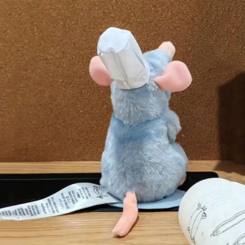 Anime 15cm Ratatouille Chef Remy Magnetic Plush Toy Room Decora Doll Kids Shoulder Plush Doll Decoration Toys Christmas Gifts
