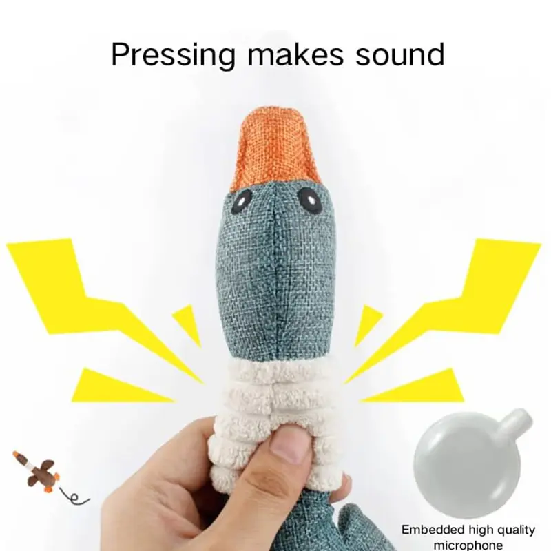 Pet Toys Wild Goose Resistant Squeaky Toys for Small Middle Large Dogs Chew Teeth Cleaning Toys Pet nteractive Training Supplies
