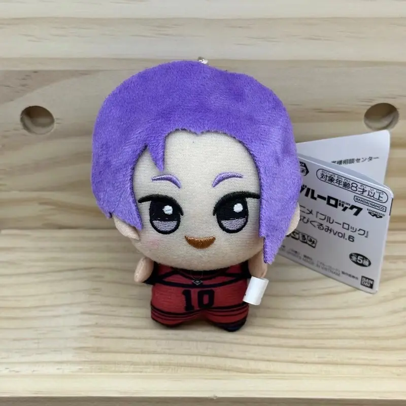 10cm New Blue Lock Plush Pendant KeyChain Isagi Yoichi Nagi Seishiro Mikage Reo Rin Itoshi Itoshi Sae Action Doll Toy Bag Gift