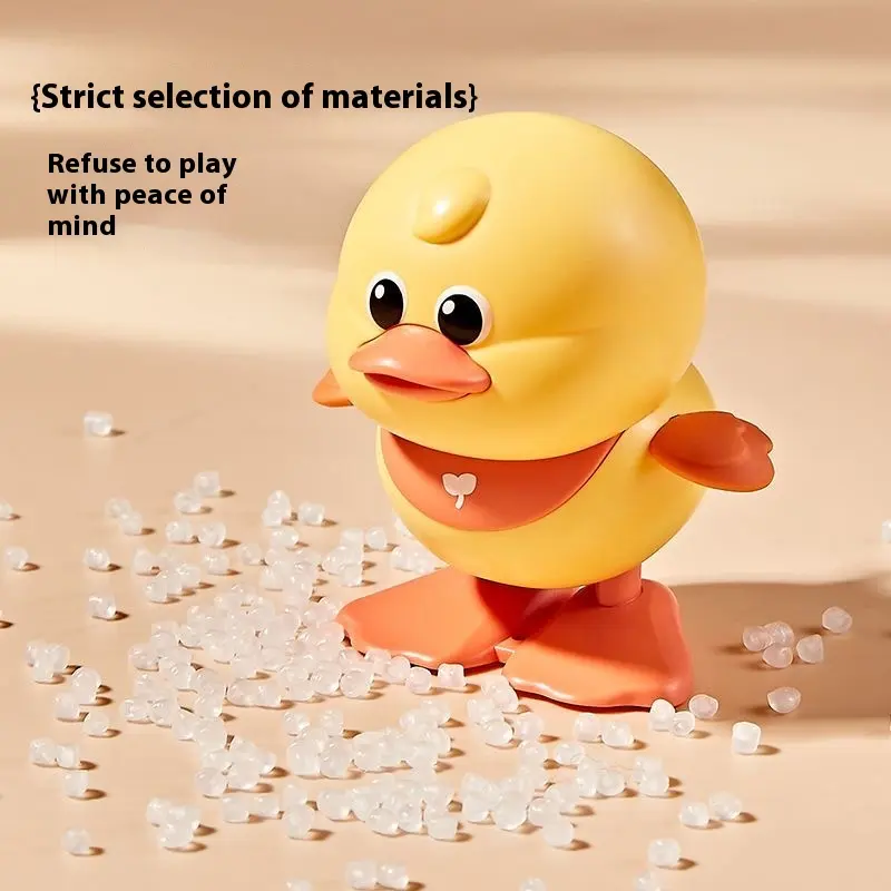 Spring-Powered Jumping Duck; a Small Duck, It Moves and Runs; a Fun Animal, Winds Up; a Godsend for Coaxing Children's Toys