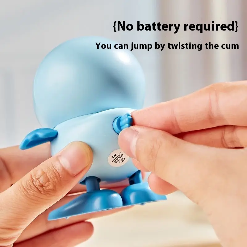 Spring-Powered Jumping Duck; a Small Duck, It Moves and Runs; a Fun Animal, Winds Up; a Godsend for Coaxing Children's Toys
