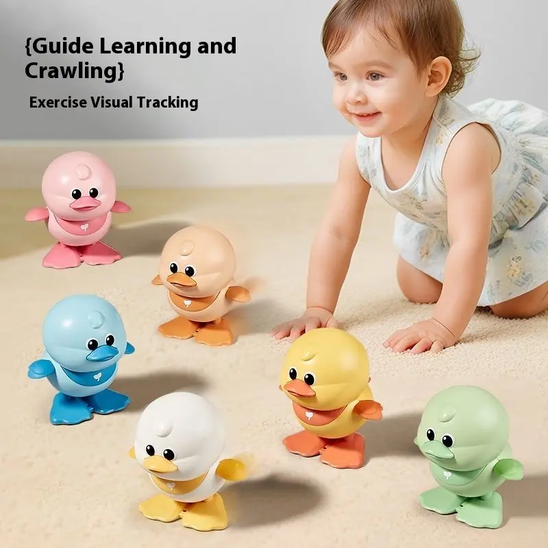 Spring-Powered Jumping Duck; a Small Duck, It Moves and Runs; a Fun Animal, Winds Up; a Godsend for Coaxing Children's Toys