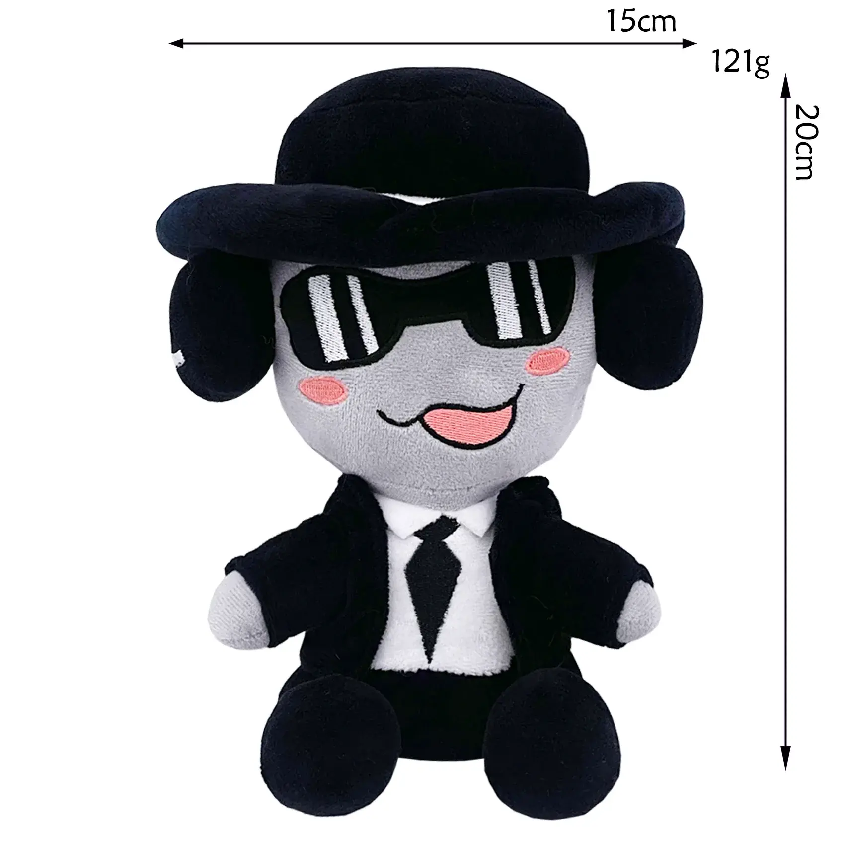 --20cm Plush Doll Cute Soft Toys Game Plushie Squeezable Adorable Plushie Game Peripheral Dolls for Kids Children Birthday Gift