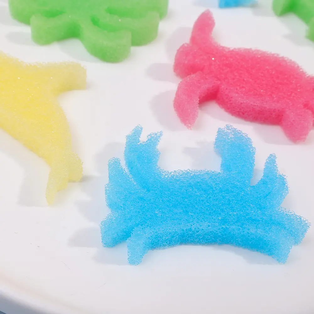 3Pcs Creative Soaking Water Expands To Large Sponge Capsule Toys Dinosaur Sea Animal Shape Kids Bath Swimming Puzzle Toys