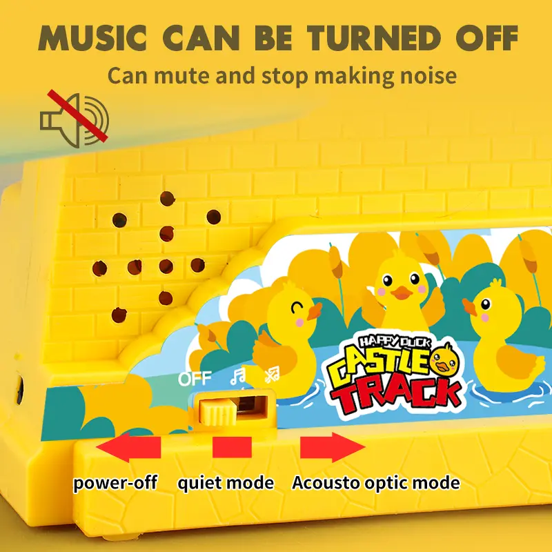 Little Duck Climbing Stairs, Cute Baby Electric Singing Toy, Kids Interactive Early Education Animal Duck Slide Holiday Gift