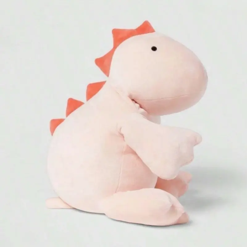 Soft Weighted Dino Plush Toy Stuffed Animal Toys Cute Green Pink Dinosaur Pillow for Sleeping Comfort Girls Boys Birthday Gift