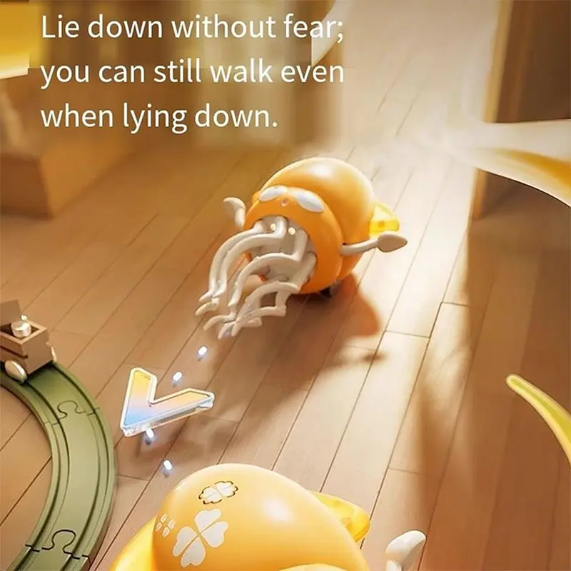 Electric Dancing Octopus Toy Automatic Swing Crawling Dancing Automatic Obstacle Avoidance Octopus Sensor Toy with LED Music kid