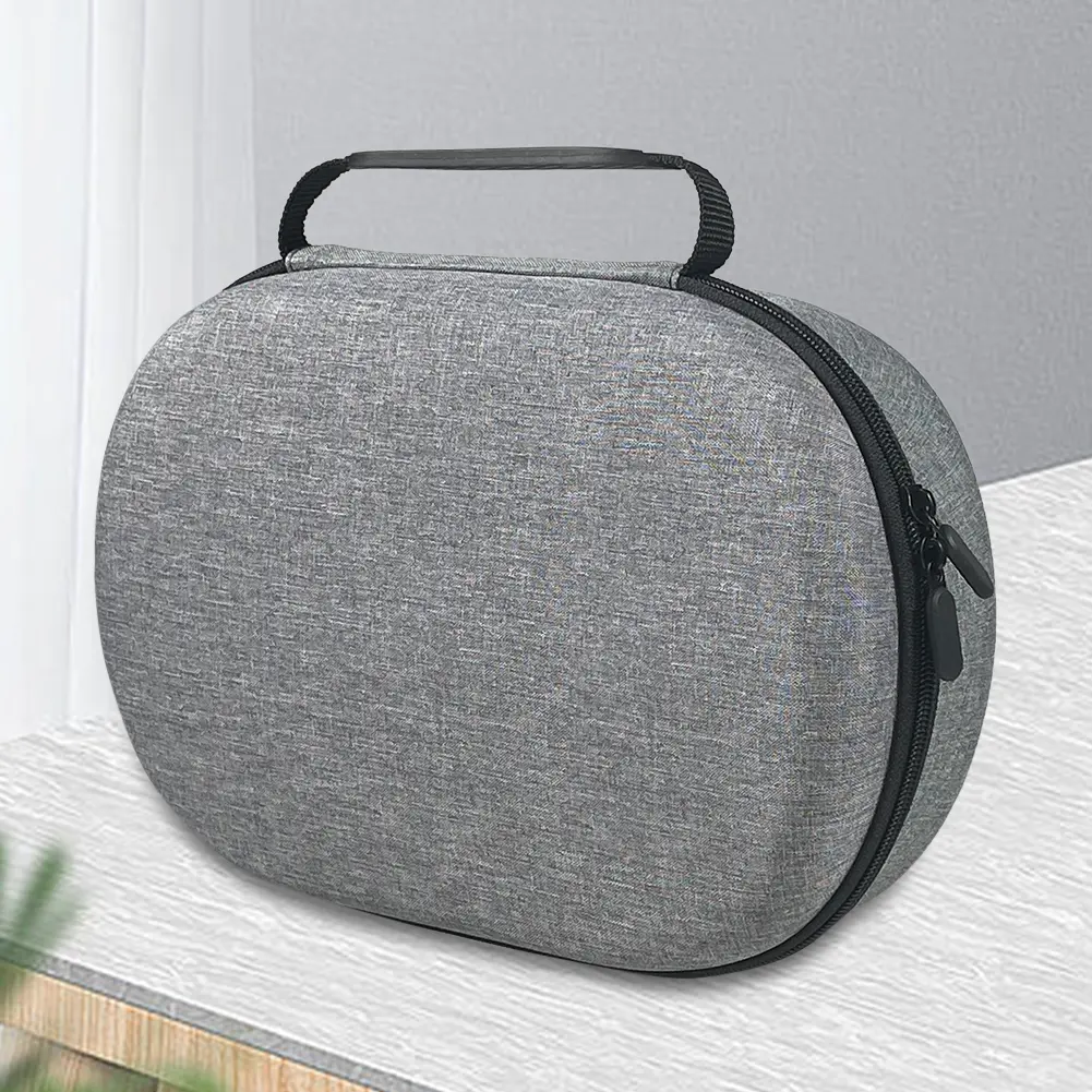 Carrying Case with Mesh Pocket Portable Travel Carry Handbag EVA Travel Case Bag for Apple Vision Pro VR Headset Accessories