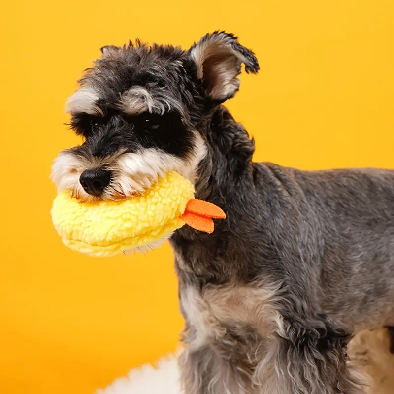 2pcs/1pc Tempura Fried Shrimp Shape Dog Toy: Bite-Resistant Chew Toy for Indoor Dogs & Cats