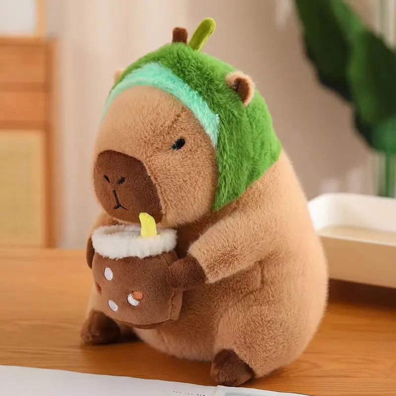 Kawaii Anime Capybara Bread Plush Toy Creative Stuffed Animals Capybara Toast Doll Children  Birthday Toys Girlfriend Cute Gift