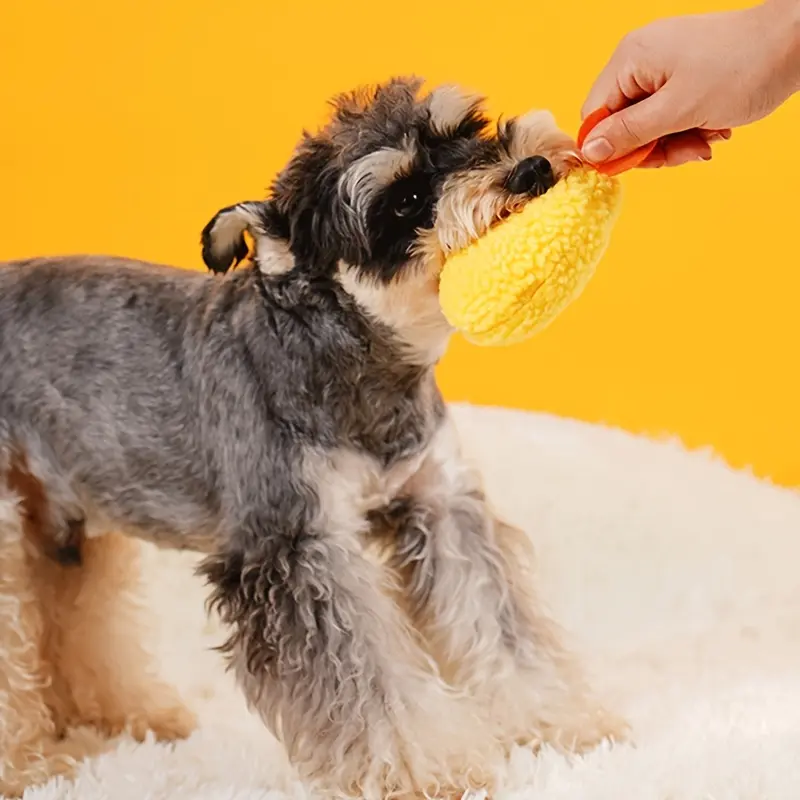 2pcs/1pc Tempura Fried Shrimp Shape Dog Toy: Bite-Resistant Chew Toy for Indoor Dogs & Cats