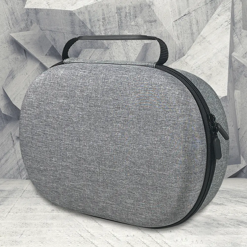 Carrying Case with Mesh Pocket Portable Travel Carry Handbag EVA Travel Case Bag for Apple Vision Pro VR Headset Accessories