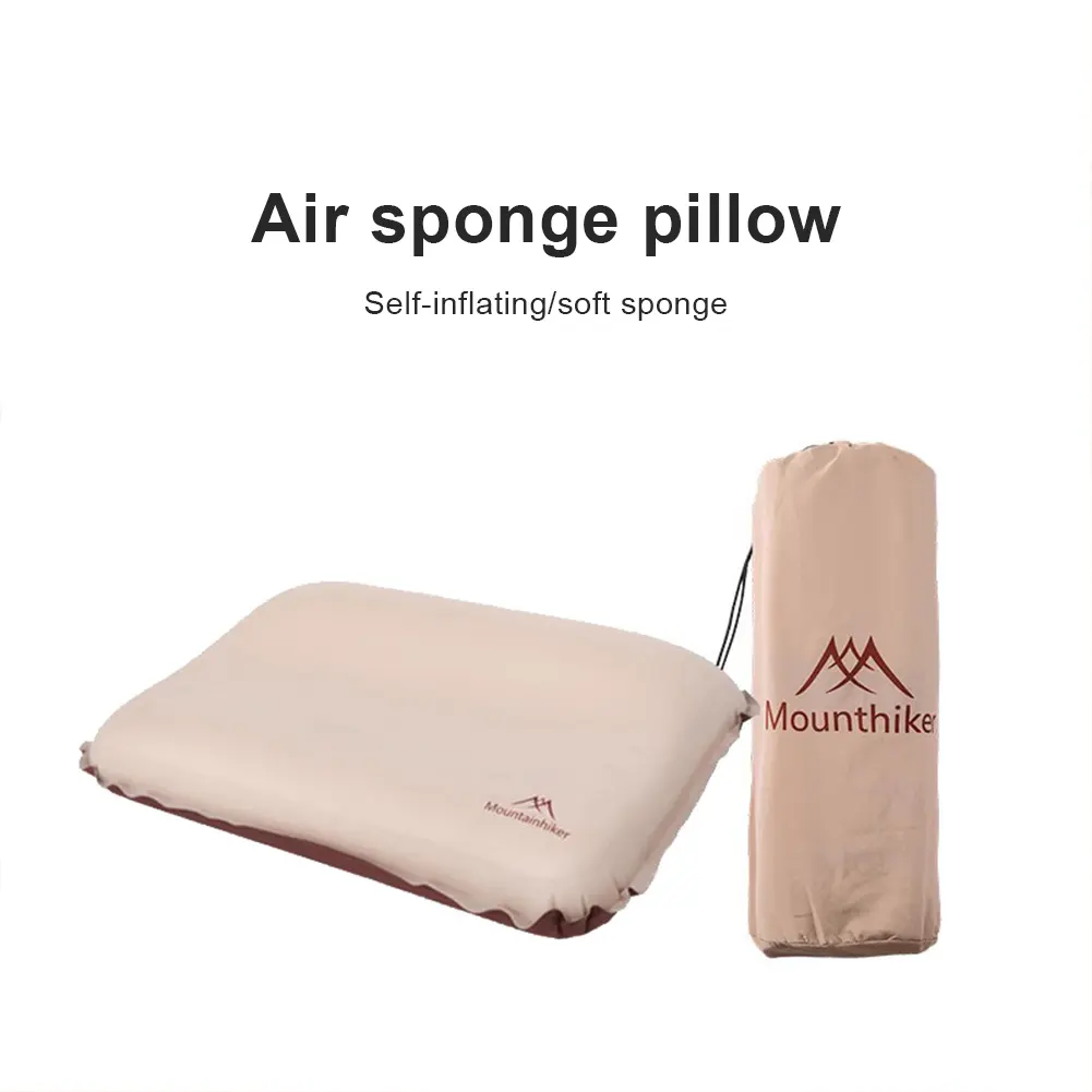 U-Shaped Ultralight Inflatable Pillow High Rebound Compressible Travel Pillow Portable Self Inflating Pillow for Outdoor Camping