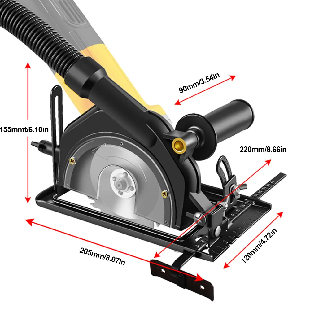 Angle Grinder Converter To Cutting Machine Modified Positioning Bracket Slotting Stand Tools Bracket for 100-125MM Angle Grinder
