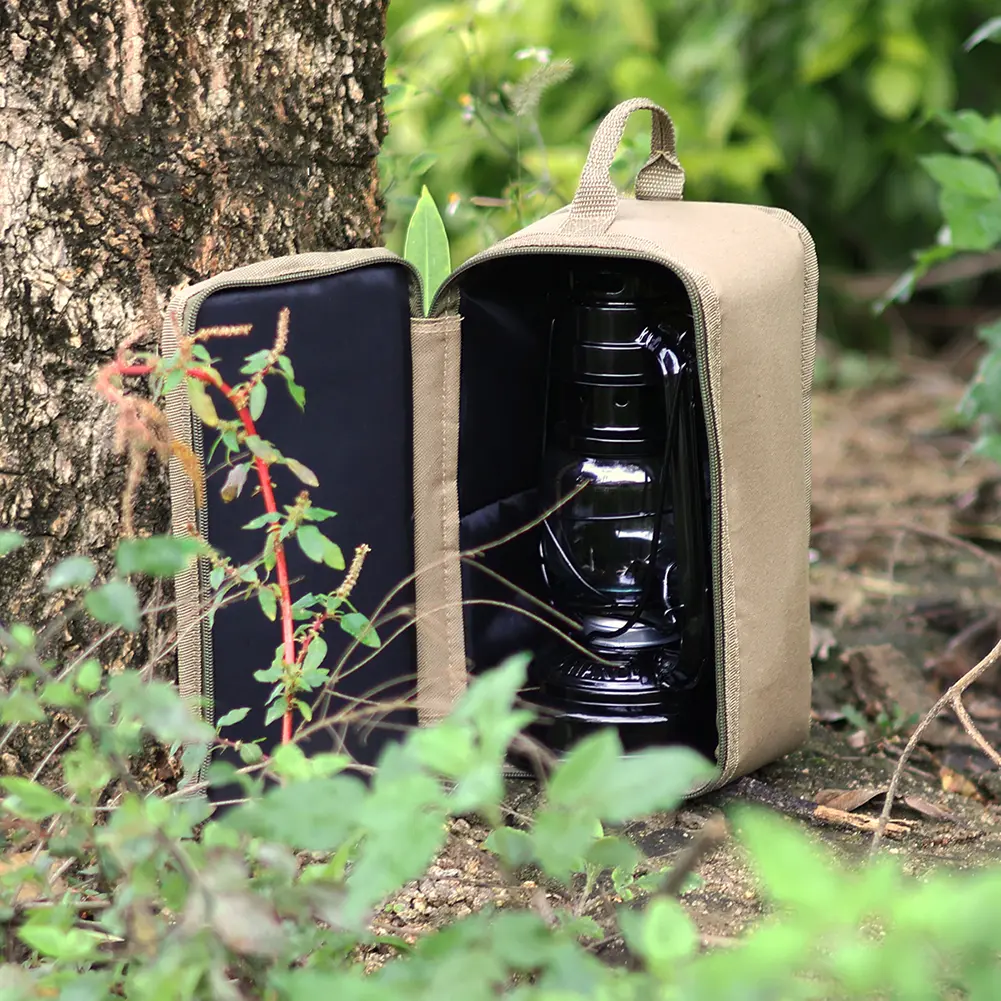 Camping Lamp Storage Bag 5L Outdoor Lantern Storage Bag Waterproof Wear Resistant Outdoor Tools for Hiking Fishing Travel