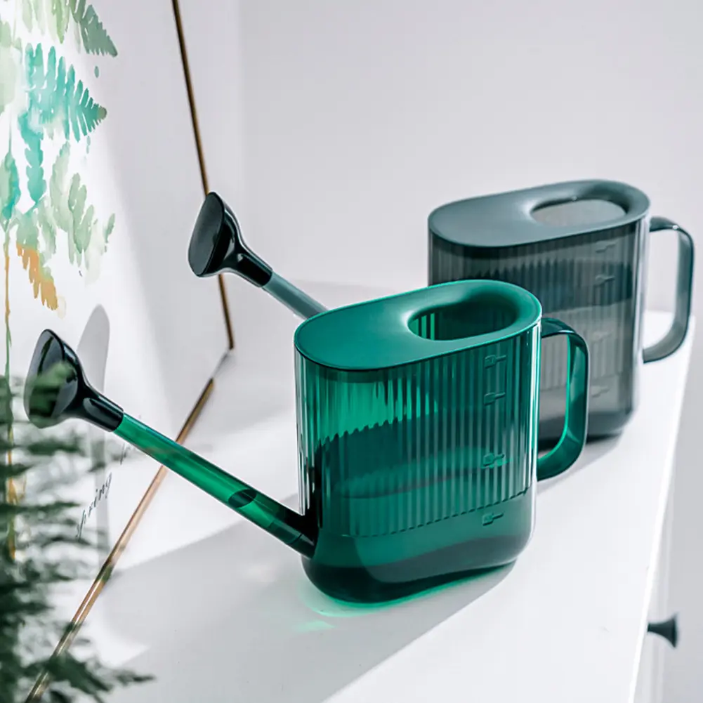 1800ML Garden Watering Can with Sprinkler Head Modern Water Can with Long Spout for Indoor Outdoor Plants Flower
