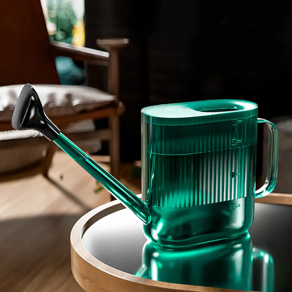 1800ML Garden Watering Can with Sprinkler Head Modern Water Can with Long Spout for Indoor Outdoor Plants Flower
