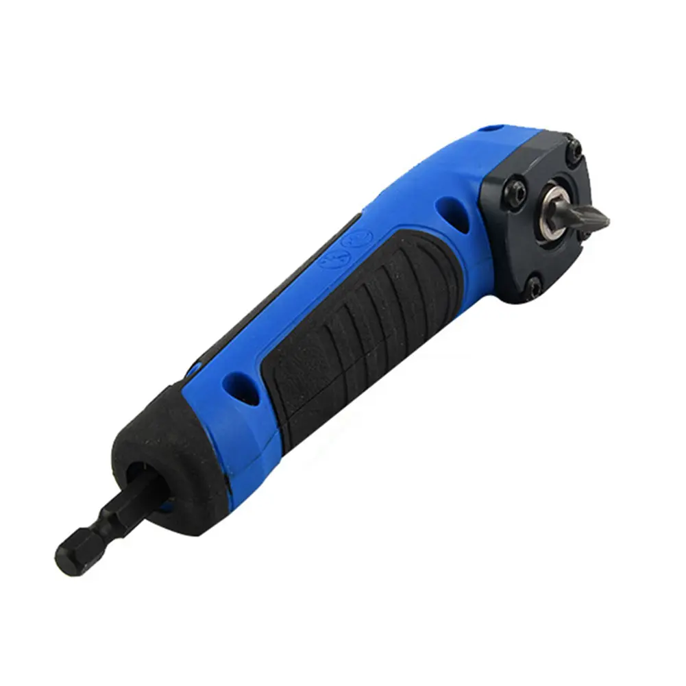 90 Degree Right Angle Extension Driver Drilling Shank Screwdriver 1/4 inch Hex Wrench Drill Bit Magnetic Socket Holder