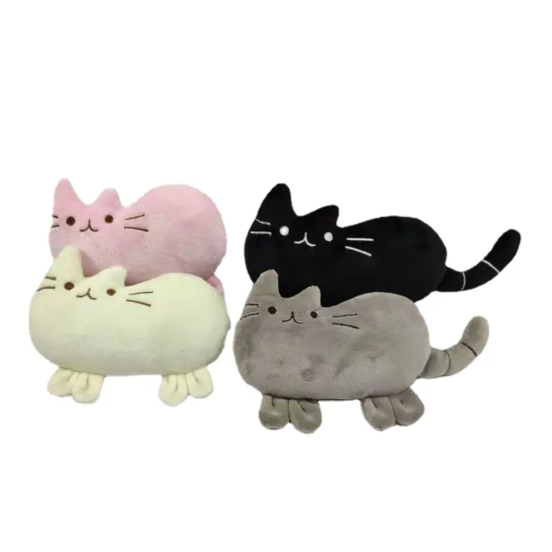 Cute Candy Pet Dog Plush Toy Squeaker Cat Chew Toys for Small Dog Training Squeeze Bite Resistant Sound Soft Shell