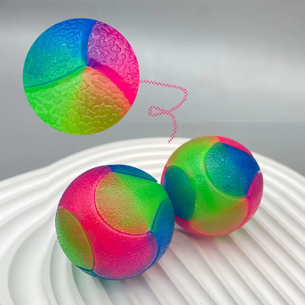 LED Glowing Ball for Dogs, Flashing Glow in the Dark, Elastic Ball Toy, Interactive Toys for Puppy, Chewing Molar Balls