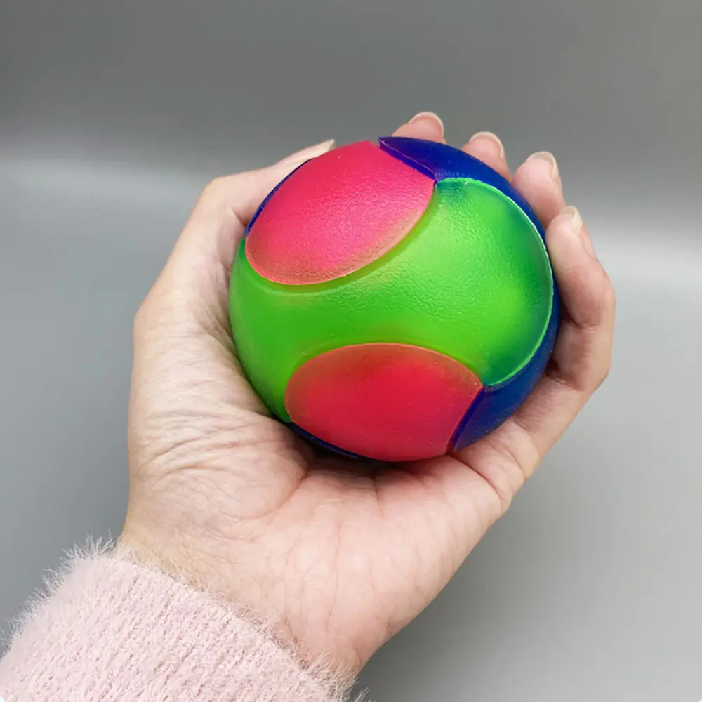 LED Glowing Ball for Dogs, Flashing Glow in the Dark, Elastic Ball Toy, Interactive Toys for Puppy, Chewing Molar Balls