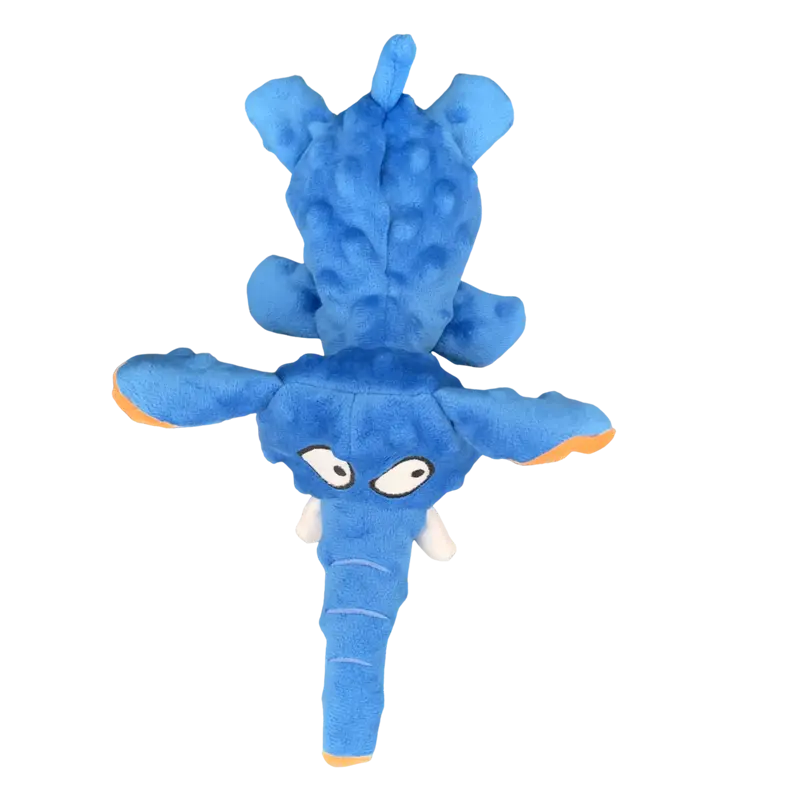 Small Plush Raw Dog Toys Squeak Elephant Shell Durable Toy Dogs Chew Interactive Indestructible Dog Sound Toy Puppy Pet Supplies