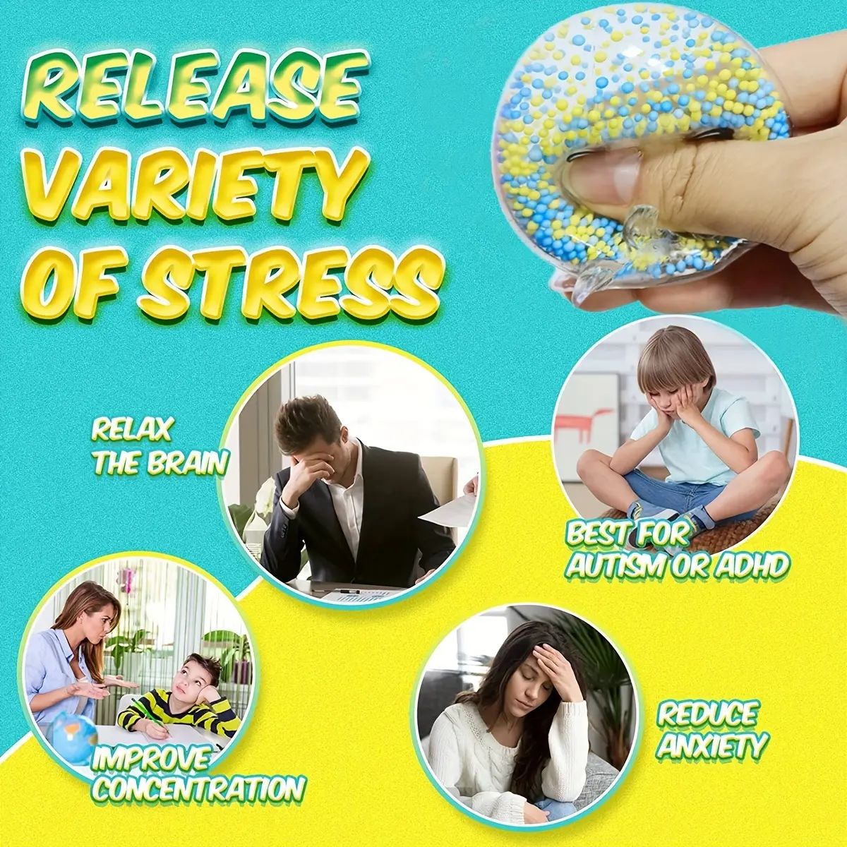 New Children And Adults Stress Relief Fidget Toy With Octopus Squeeze Ball Suitable Daily Outdoor Entertainment Christmas Gifts