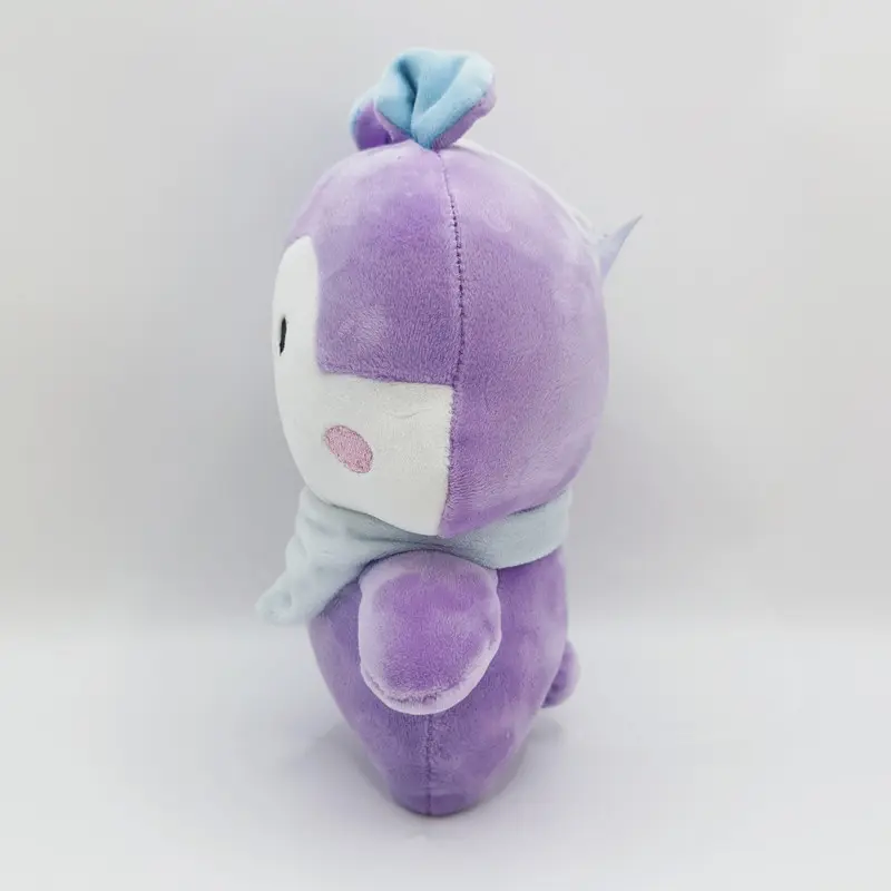 25CM Anime MANG Plush Toys Cartoon Purple Squirrel Animals Doll Kawaii Kpop Plushie Pillow Cushion for Kids Girls Birthday Gift