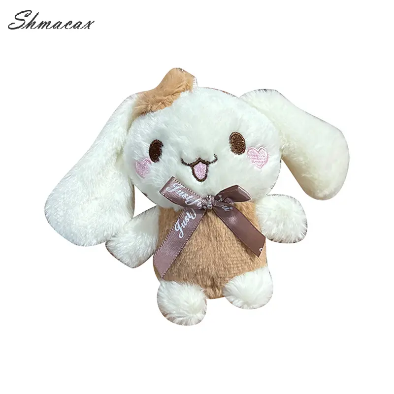 Cartoon Anime Sanrios Mocha Series Cinnamoroll Plush Doll Toy Pendant Backpack Hangings Decoration Gifts