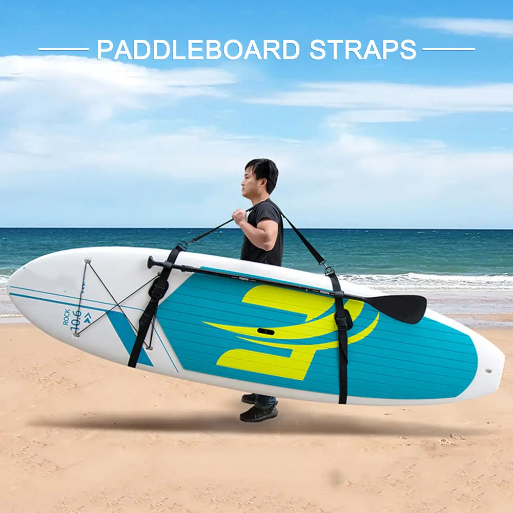 Portable Surfboard Shoulder Carry Sling Adjustable Surfboard Shoulder Strap Stand Up Surf Paddle Board Carrier Accessories