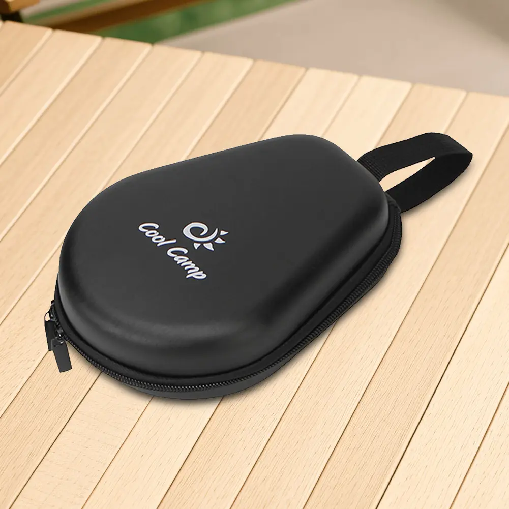 Camping Tableware Storage Bag Shockproof Outdoor Cutlery Box Wear-Resistant Portable Tableware Carrying Case for Outdoor Cooking