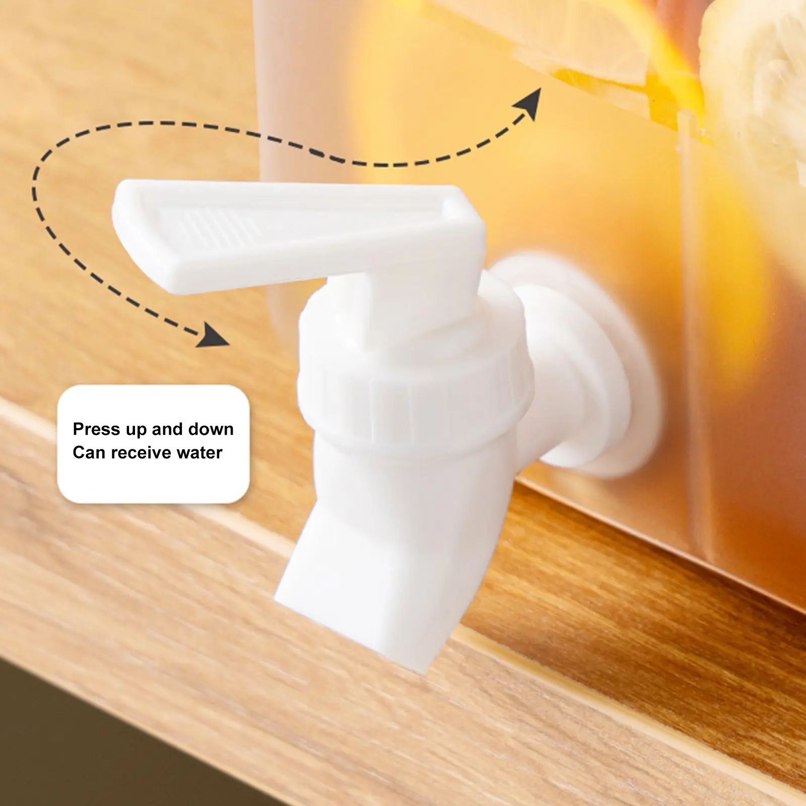 3.5/5L Beverage Dispenser with Faucet Fridge Cold Water Jug Date Indicating Adjuster Large Capacity Leakproof Kitchen Supplies