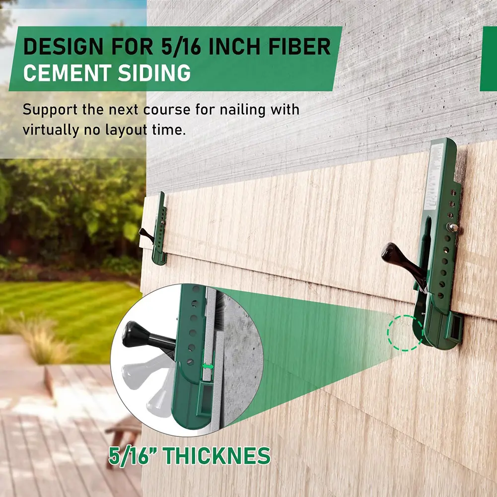Siding Installation Tools Siding Mounting Kit Carbon Steel Fiber Cement Siding Tool Siding Installation Kit for Home Exterior