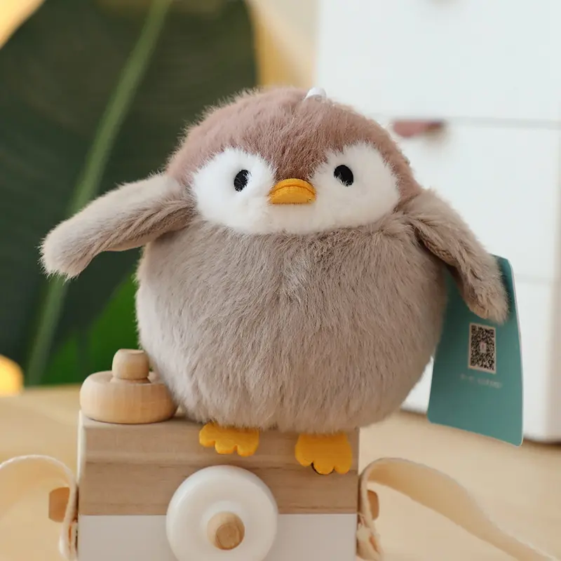 11cm Soft Bird plush toys Mini Artificial Bird Plush Doll Cute Lifelike Parrot Sparrow Plush Toy For kids Birthday Xmas Gifts