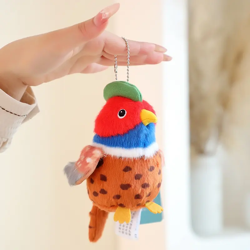 11cm Soft Bird plush toys Mini Artificial Bird Plush Doll Cute Lifelike Parrot Sparrow Plush Toy For kids Birthday Xmas Gifts