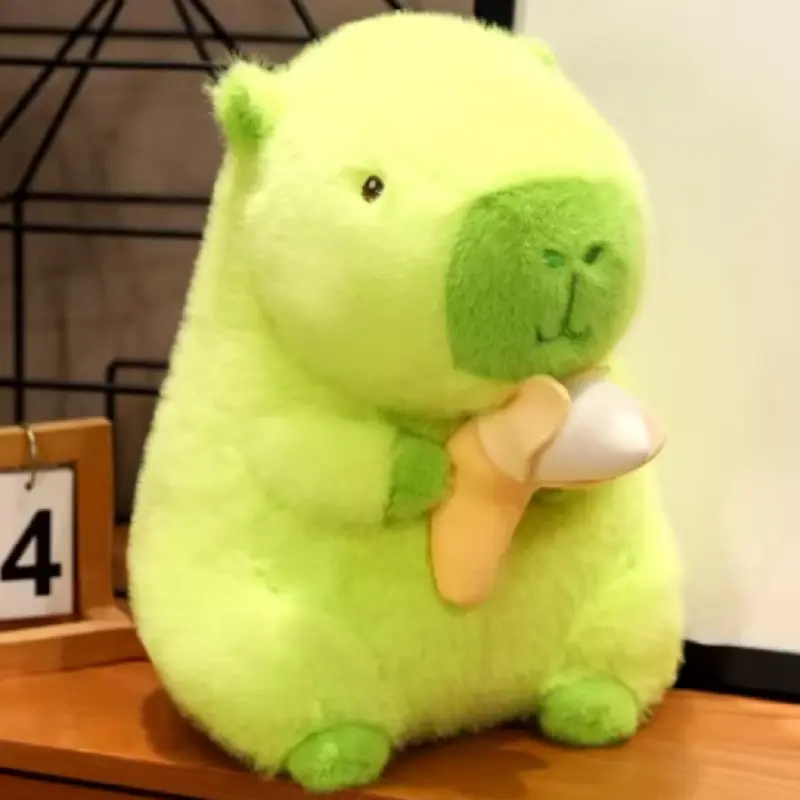 23cm Capybara Plush Simulation Capibara Anime Fluffty Toy Cute Doll Stuffed Animals Soft Doll Plush Christmas Thanksgiving Gift