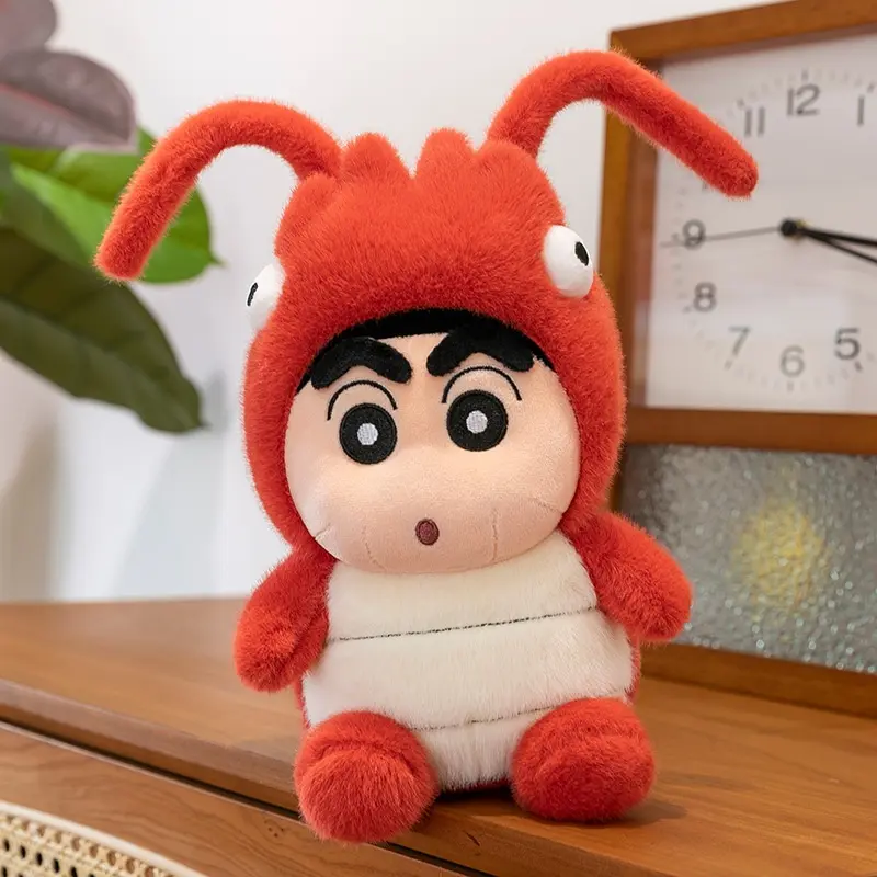 22cm Cartoon Anime Crayon Shin-chan Pillow Sofa Back Plush Dolls Toys Stuffed Animals  Christmas Birthday Gift For kids