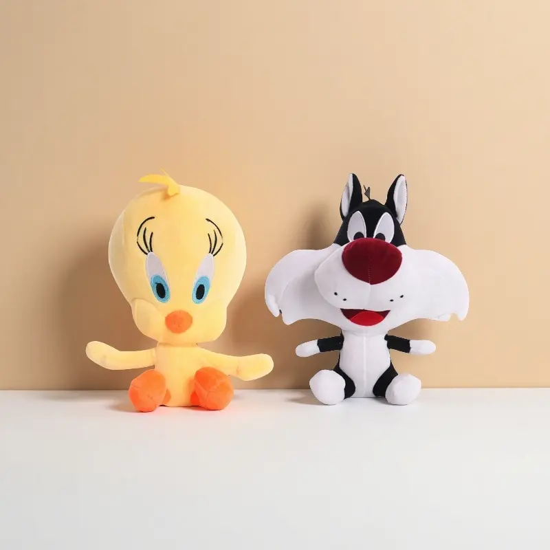 Looney Tunes Bugs Bunny Toy Action Figures Tweety Bird Lola Bunny Anime Cartoon Movie Peripheral Doll Kids Collectible Toys Gift