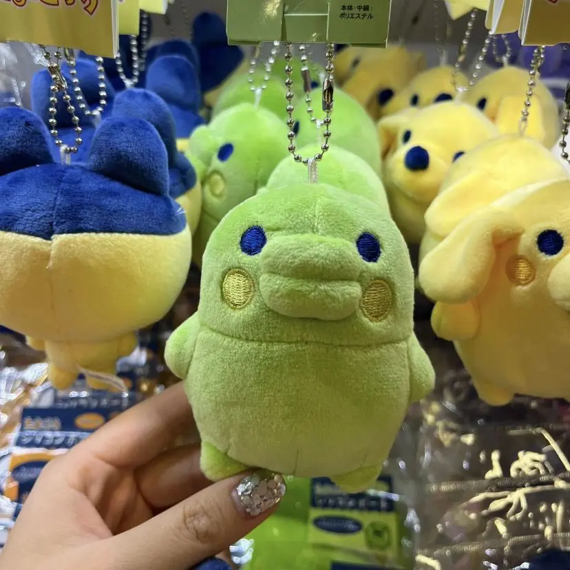 Kawaii Tamagotchi Plush Toy Cute Mametchi Mimichi Kuchipatchi Plush Toy Keychain Pendant Card Sleeve Accessories Toy
