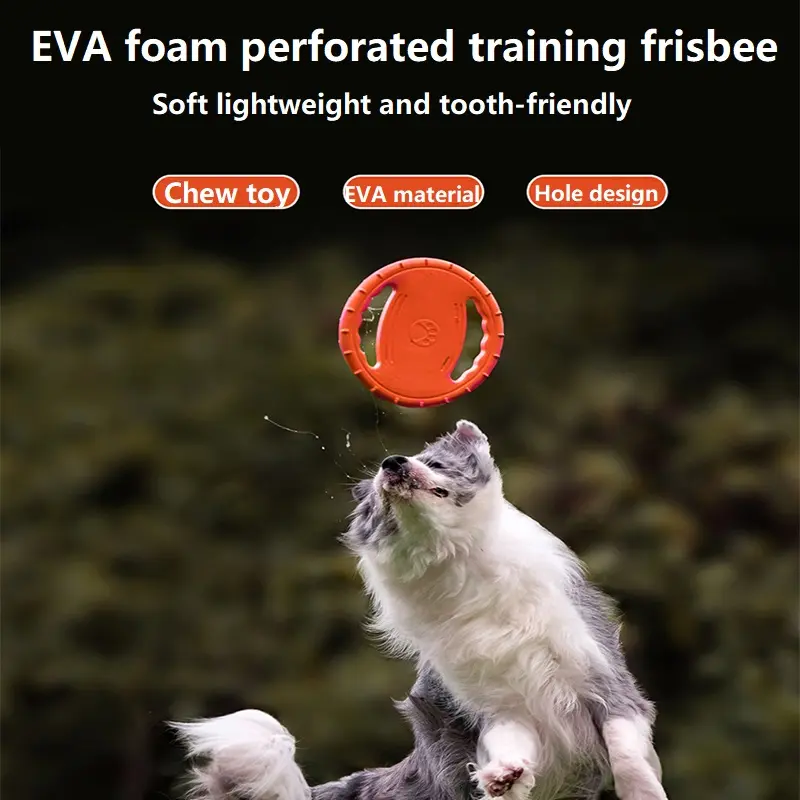 Dog Flying Discs Frisbe E Game for Dog Toys for Puppies Large Interactive Toys Resistant Dog Toy GWJ09