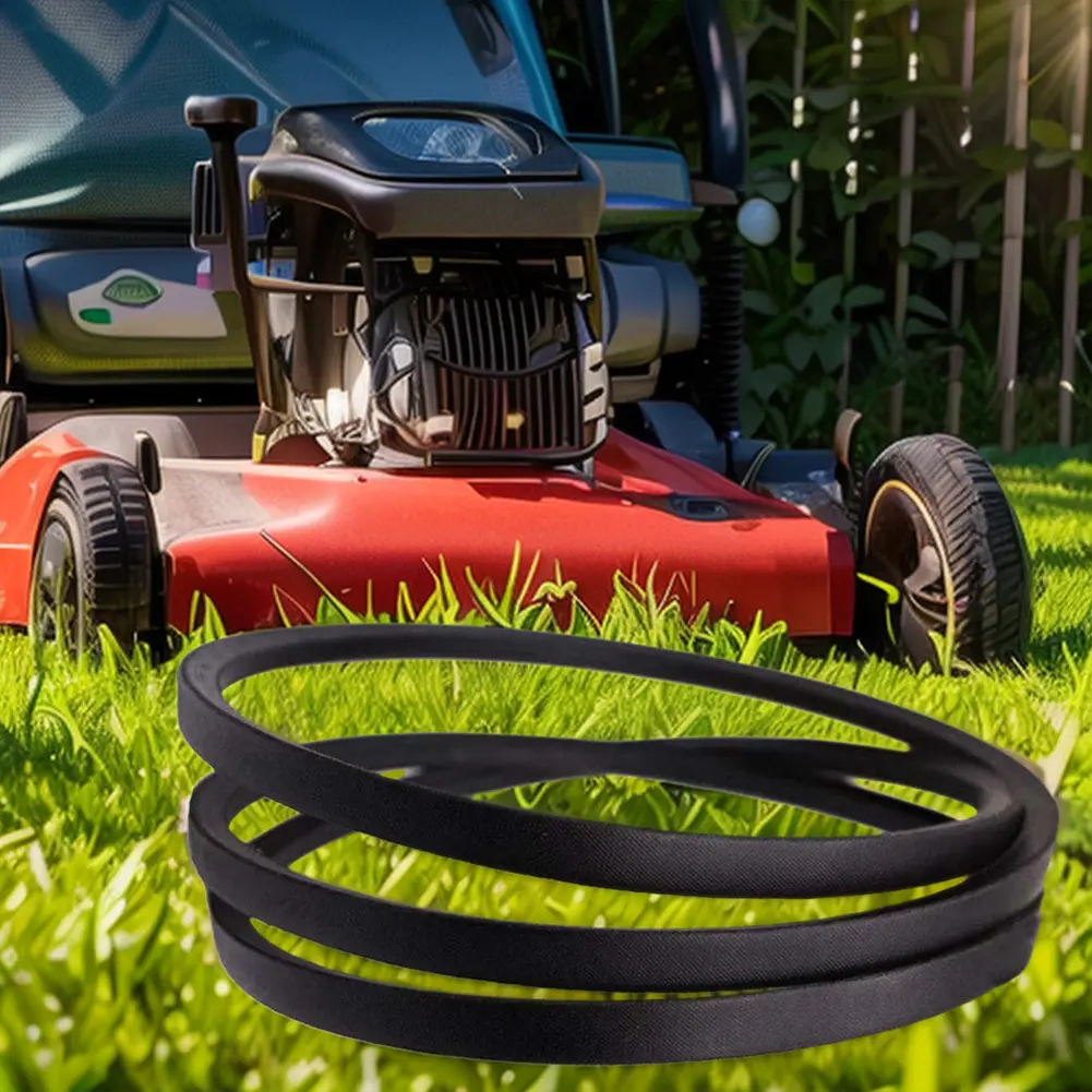 Black Deck Belt 429636 197253 Mower Deck Drive Belt Lawn Mower Replacement Belt for Husqvarna Craftsman AYP Poulan