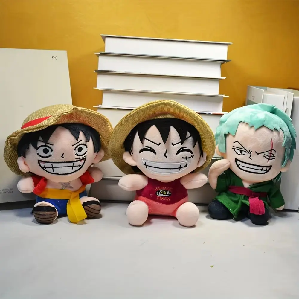 15-25cm Demon Slayer Dragon Ball Cartoon Plush Toy Goku Kamado Nezuko Vegeta Stuffed Pendant keychain Birthday present for child