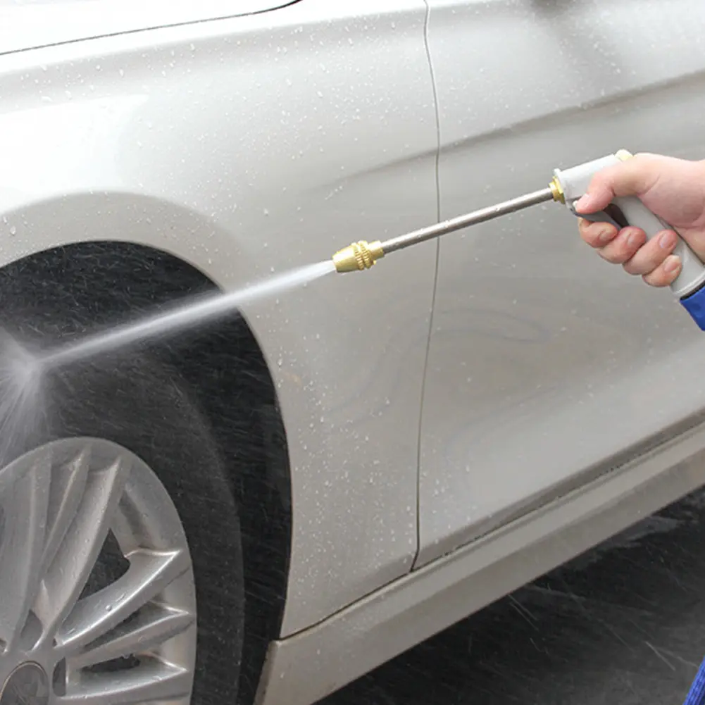 Fruit Tree Irrigation Gun with Hose Nozzle High Pressure Sprinkler Adjustable Atomizing Water Gun Household Car Wash Tool
