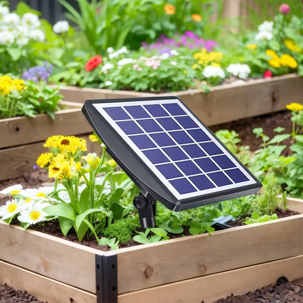 Solar DIY Irrigation Gardening System with Timer Intelligent Automatic Watering Device for Indoor Outdoor Garden