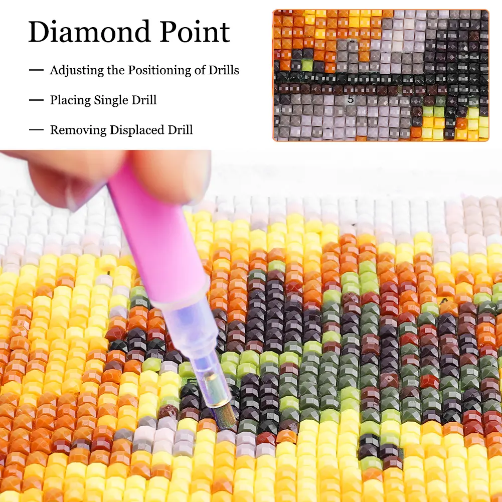 DIY Easter Cross Kit Home Decoration Art Craft Kits 45*45cm 5D DIY Full Square Drill Diamond Painting Creative Decor for Home