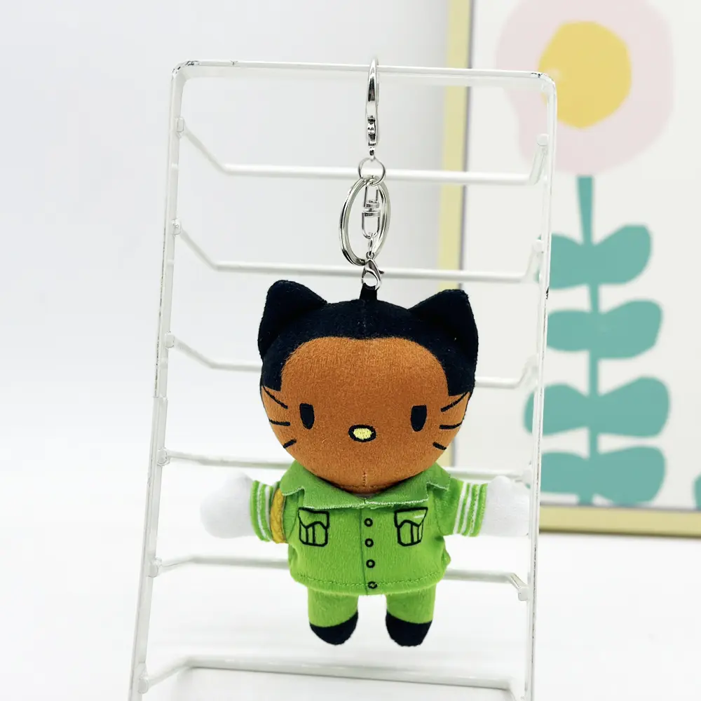 Hello Kitty Tyler The Creator Plush Doll Cute Bag Pendant Cartoon Animation Plush Keychain Holiday Gift Doll Plush Toy
